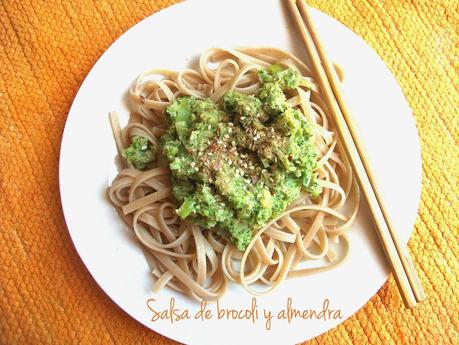 SALSA DE BRÓCOLI Y ALMENDRA SALSA DE BRÓCOLI Y ALMENDRA