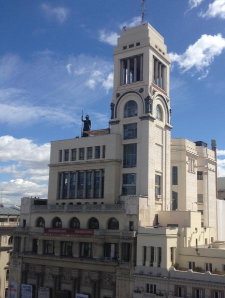 Circulo de Bellas Artes visto desde el Metrópolis