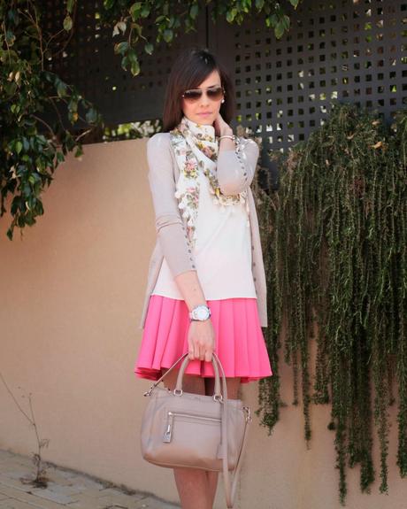 Falda rosa H&M Falda rosa H&M
