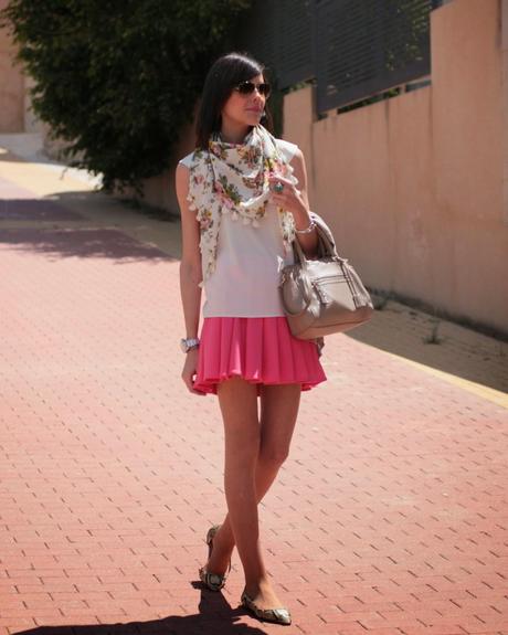 Falda rosa H&M Falda rosa H&M
