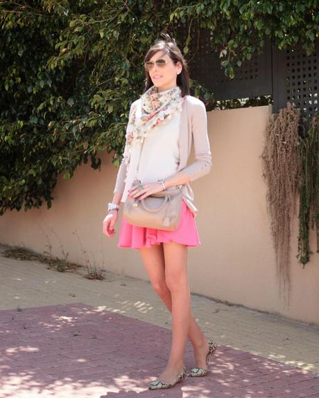 Falda rosa H&M Falda rosa H&M