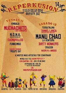 Manu Chao se suma al Festival Reperkusión de Ourense