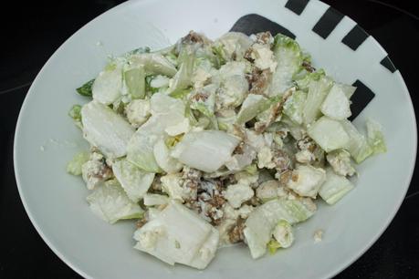 Endivias al queso azul con pollo Endivias al queso azul con pollo