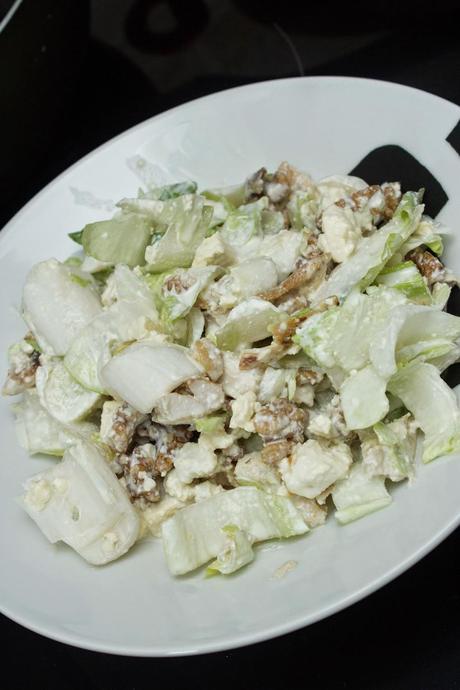 Endivias al queso azul con pollo Endivias al queso azul con pollo