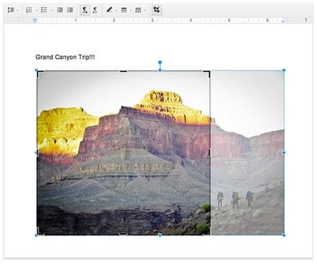 Google Docs ahora permite recortar, rotar y agregar bordes a las imágenes google-docs-crop-tool