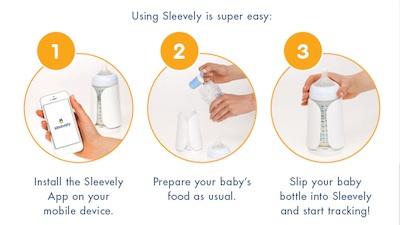 Como usar Sleevely biberon inteligente para bebes con app