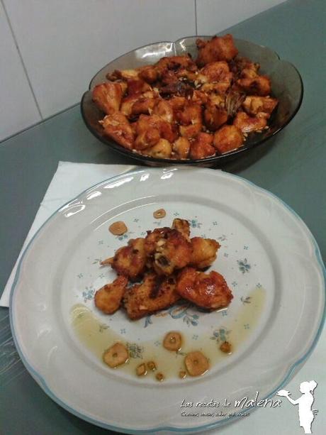 Pollo al ajillo Pollo al ajillo