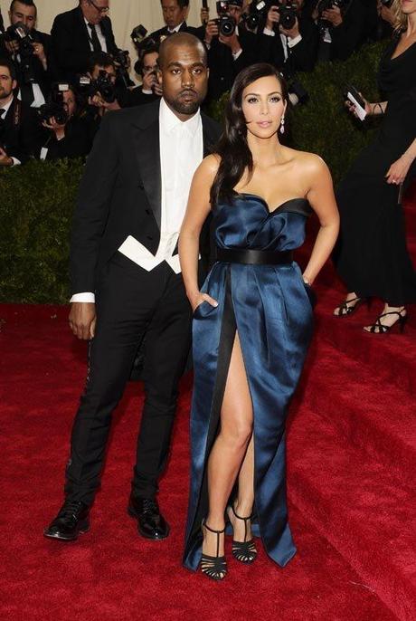Descuido de Kim Kardashian en la Gala MET 2014 Kim Kardashian Kanye West MET
