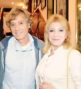 Baronesa Thysen y César Galicia Almuerzos con Carla Abril Arte Puro