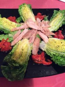Cogollos de Tudela con ventresca Las Pocholas Almuerzos con Carla Abril Arte Puro