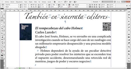 Significado de los caracteres ocultos en Indesign Caracteres ocultos en Indesign - ejemplo