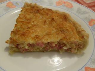 Quiché de puerros y bacon ahumado Quiché de puerros y bacon ahumado