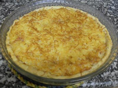 Quiché de puerros y bacon ahumado Quiché de puerros y bacon ahumado