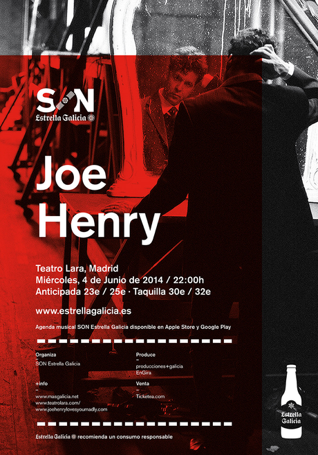 JOE HENRY EN MADRID, 4 DE JUNIO, TEATRO LARA