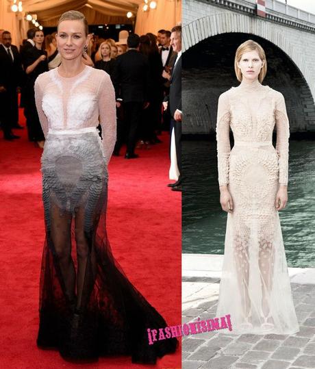 Naomi Watts Givenchy Couture MET Gala