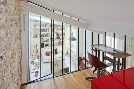 ¡De taller a loft en 50 m2! transformation-d-un-atelier-en-loft-nzi-architectes
