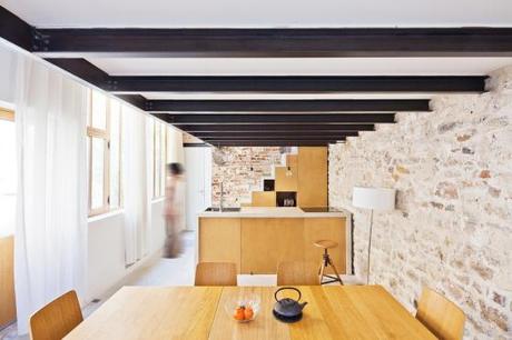 ¡De taller a loft en 50 m2! transformation-d-un-atelier-en-loft-nzi-architectes