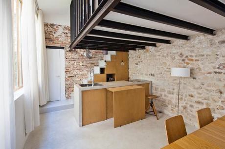 ¡De taller a loft en 50 m2! transformation-d-un-atelier-en-loft-nzi-architectes