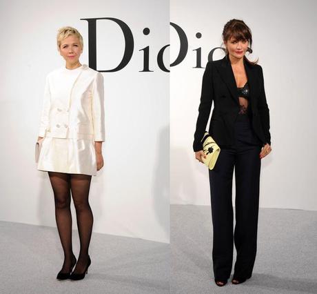 Front row Dior Cruise 2015 maggie gyllenhaal helena christensen dior