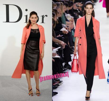 Front row Dior Cruise 2015 laetita casta dior