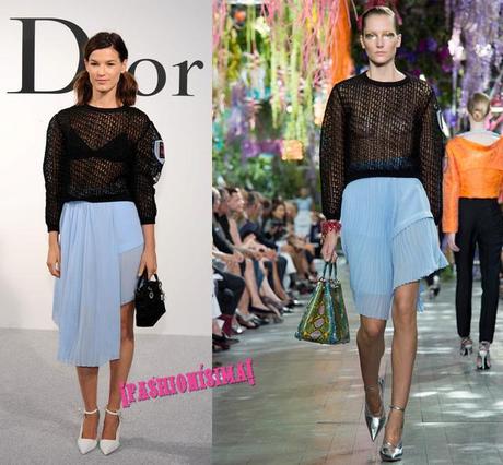 Front row Dior Cruise 2015 hanneli mustaparta dior
