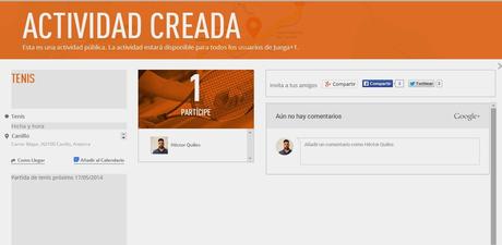 Google promueve el deporte con Juega+1 Google promueve el deporte con Juega+1