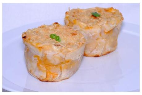 Cupcakes de lasagna Cupcakes de lasagna
