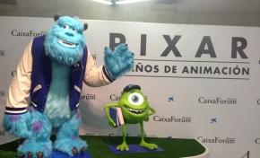 Entrada a la exposición de Pixar, en Madrid