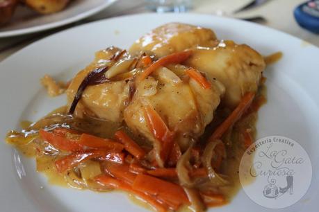 SUPREMAS DE MERLUZA CON SALSA DE SIDRA SUPREMAS DE MERLUZA CON SALSA DE SIDRA