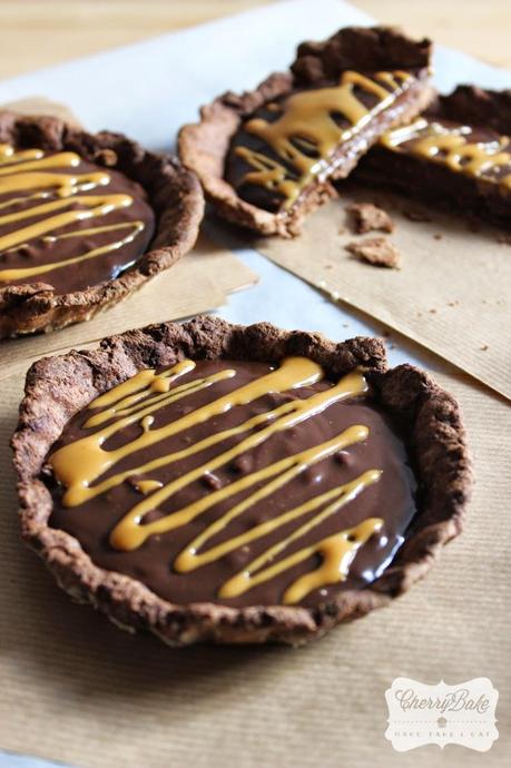 Tartaletas de chocolate y praliné! / Chocolate praline tart!