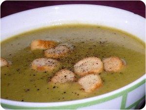 Crema de verduras con picatostes crema_de_verduras