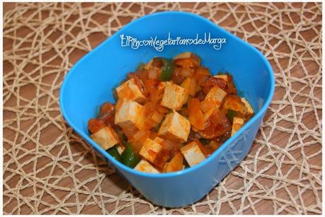 Tofu en salsa picante Tofu en salsa picante