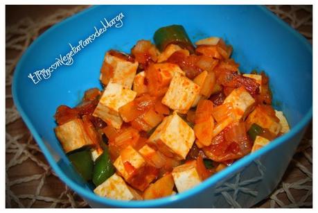 Tofu en salsa picante Tofu en salsa picante