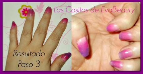 Mis manicuras (3) Degradado en 3 tonos Mis manicuras (3) Degradado en 3 tonos