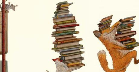 “¿¿¿Pippiloteca??? Una biblioteca maravillosa” de Lorenz Pauli y Kathrin Schärer Ilustración del libro