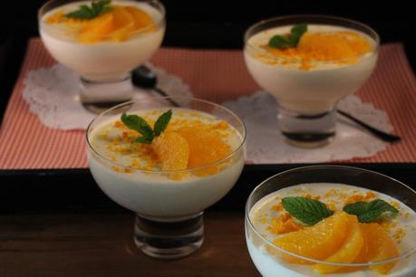 Bavaroise de naranja. Bavaroise de naranja.