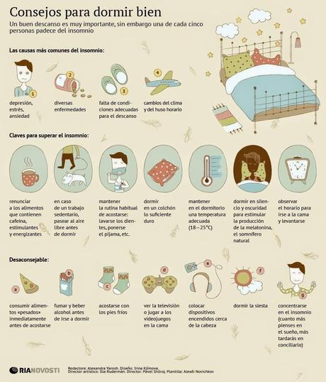 Consejos para dormir bien #Infografía #Salud #Consejos