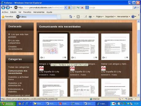 Experiencia en la utilización de personaliz@ tu diabetes. Experiencia en la utilización de personaliz@ tu diabetes.