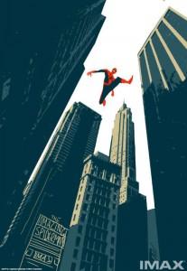 Póster IMAX no usado para The Amazing Spider-Man 2: El Poder de Electro
