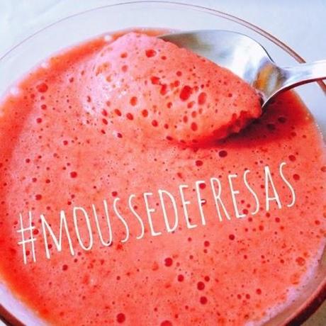 RECETAS. Mousse de fresas