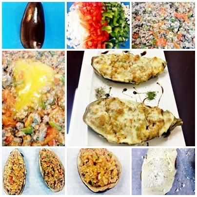 RECETAS. Berenjenas rellenas de carne RECETAS. Berenjenas rellenas de carne