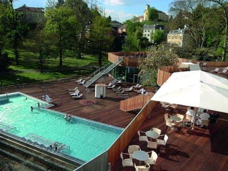 La arquitectura ecológica tiene sus ejemplos (18) Baños termales en Austria, ejemplo de arquitectura ecológica