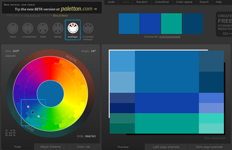 Crear paletas de color originales Crear paletas de color originales