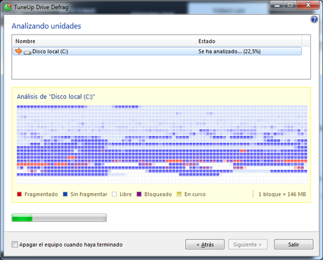 ¿Desfragmentar es todavía una buena idea? Pantalla TuneUp Uilities - Drive Defrag