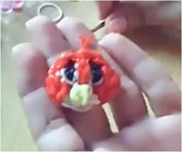 Cómo hacer un angry bird rojo con gomitas de colores