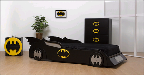 Decoración de habitación infantil de Batman