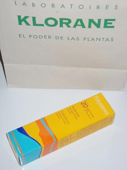 Fluido precioso Polysianes SPF 20 de Klorane FLUIDOKLORANE1