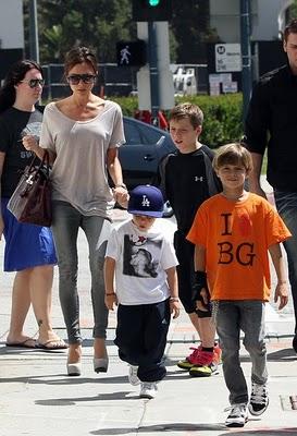 Romeo Beckham tras los pasos de mamá