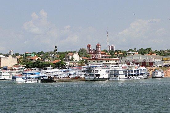 Santarem desde el Amazonas