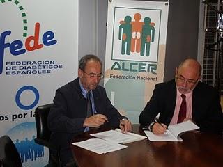 ALCER y FEDE firman un acuerdo de colaboración ALCER y FEDE firman un acuerdo de colaboración